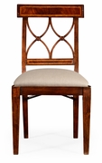 494347-SC-MAH-F001 Jonathan Charles Regency mahogany curved back chair (Side)