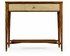 494356-DLF Jonathan Charles Ivory Shagreen Rectangular Sofa Table with Drawer
