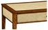 494356-DLF Jonathan Charles Ivory Shagreen Rectangular Sofa Table with Drawer