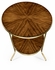 494357-LAW Jonathan Charles Lux Argentinian Walnut Veneered Oval Coffee Table