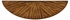 494358 Jonathan Charles Luxe Argentinian Walnut Veneered Demilune Console Table