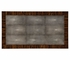 494362 Jonathan Charles Metropolitan Faux Macassar Ebony & Black Shagreen Chest of Nine Drawer