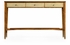 494366-DLF JC Modern Metropolitan Ivory Shagreen Console Table With Drawers