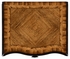 494378 Jonathan Charles Moroccan Small Chest of Drawers With Decorative Argentinian Walnut Veneer