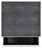 494379-S-SGA Jonathan Charles Fine Furniture JC Modern - Luxe Anthracite Faux Shagreen & Silver High Chest Of Drawers