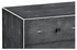 494382-B-SGA JC Modern Lux Faux Anthracite Shagreen Low Chest With Bronze Base
