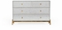 494382-G-GES Jonathan Charles Fine Furniture JC Modern - Luxe Eglomise & Gilded Large Chest Of Drawers