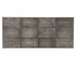494382 Jonathan Charles Luxe Shagreen Large Low Chest Black Finish With Silver Base