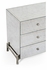494382-S-GES JC Modern Lux Aglomise & Silver Iron Large Chest Of Drawers