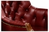 494395-MAH-L016 Jonathan Charles Buckingham Buttoned Red Leather Desk Chair (Low Back)
