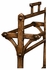 494428-TDO Jonathan Charles Victorian Style Tudor Oak Towel Rack
