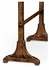 494428-TDO Jonathan Charles Victorian Style Tudor Oak Towel Rack