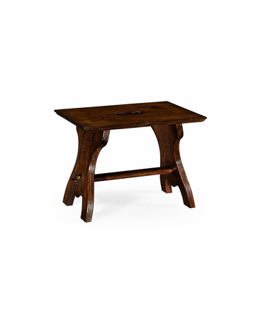 494439 Jonathan Charles Tudor Oak Tavern Stool