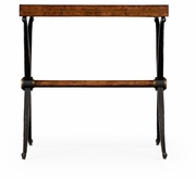 494466-25H-RBO JC Edited Anvil Hammered Iron Side Table