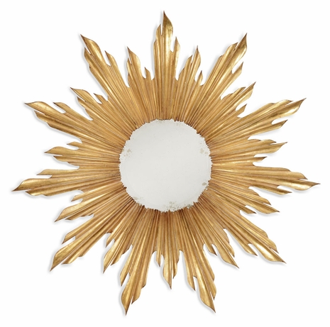 494468-GIL Jonathan Charles Small gilded sunburst mirror