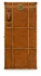 494487-L002 Jonathan Charles Travel Trunk Style Wine and Cocktail Cabinet