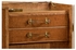 494487-L002 Jonathan Charles Travel Trunk Style Wine and Cocktail Cabinet