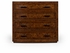 494495-RBO JC Edited Anvil Burl Oak Chest Four Drawers