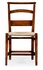494546-SC-WAL Jonathan Charles Rustic walnut church side chair