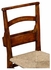 494546-SC-WAL Jonathan Charles Rustic walnut church side chair