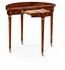 494550 Jonathan Charles Buckingham Mahogany Flip-Top Demilune Breakfast Table