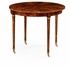 494550 Jonathan Charles Buckingham Mahogany Flip-Top Demilune Breakfast Table