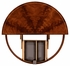 494550 Jonathan Charles Buckingham Mahogany Flip-Top Demilune Breakfast Table
