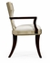 494586-AC-GSH-L025 JC Modern Opera Art Deco Armchair With Cream Leather