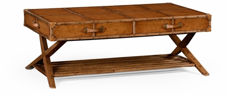 494634-L002 JC Edited Voyager Travel Trunk Style Coffee Table