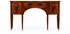 494645-MAH Jonathan Charles Regency mahogany bow fronted sideboard