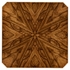 494679-LAW Jonathan Charles Lux Argentinian Walnut Veneered Square Side Table