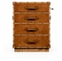 494683-L002 Jonathan Charles Fine Furniture JC Edited - Voyager Travel Trunk Style Wellington Filing Cabinet