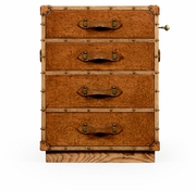 494683-L002 Jonathan Charles Fine Furniture JC Edited - Voyager Travel Trunk Style Wellington Filing Cabinet