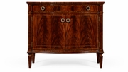 494692-MAH Jonathan Charles Bowfront Mahogany Side Cabinet