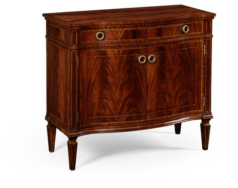 494692-MAH Jonathan Charles Bowfront Mahogany Side Cabinet