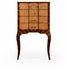 494693-SAL Jonathan Charles Versailles Light Satinwood Collectors Cabinet