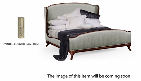 494720-USK-PCS-F009 Jonathan Charles Versailles Us King Louis Xv Bed (Country Sage/Silk Dove)