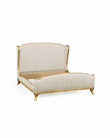 494721 Jonathan Charles Uk Only Louis Xv French Style Bed (Uk King/Silk)