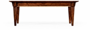 494793 Jonathan Charles Alexander Julian Craftsman's Mahogany Coffee Table With Herringbone Inlay Detail