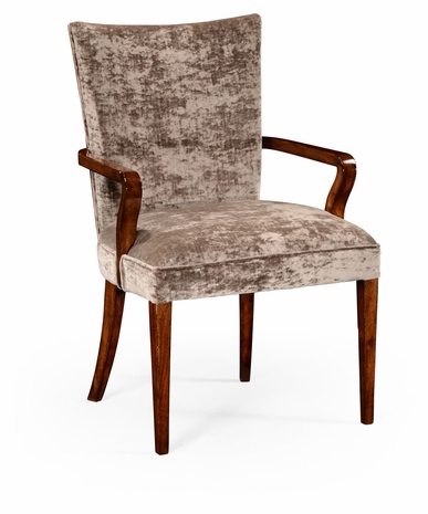 494808-AC-MAH-F002 Jonathan Charles Buckingham Biedermeier Style Mahogany Dining Armchair (Truffle)