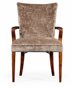 494808-AC-MAH-F002 Jonathan Charles Buckingham Biedermeier Style Mahogany Dining Armchair (Truffle)