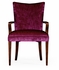 494808-AC-MAH-F003 Jonathan Charles Buckingham Biedermeier Style Mahogany Dining Armchair (Fuchsia)