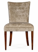 494808-SC-MAH-F005 Jonathan Charles Buckingham Biedermeier Style Mahogany Dining Side Chair (Calico)