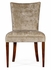 494808-SC-MAH-F005 Jonathan Charles Buckingham Biedermeier Style Mahogany Dining Side Chair (Calico)