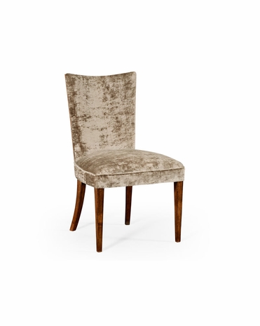 494809 Jonathan Charles Windsor Biedermeier Style Walnut Dining Chair