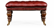 494810-WAL-L016 Jonathan Charles Large Chesterfield style footstool/ottoman
