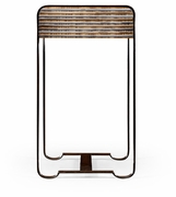 494818-DLF JC Modern Detroit 50's Americana Side Table With Steel Details