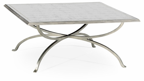 494838-S Jonathan Charles �glomis? and Silver Square Coffee Table