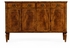 494842-CWM Jonathan Charles Regency style crotch walnut sideboard with four doors