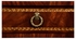 494846-MAH Jonathan Charles Empire style mahogany two drawers console